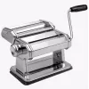 MEO MR-1679 MAESTRO manuāls makaronu gatavotājs - hromēts tērauds, 9 biezuma iestatījumi, 3 makaronu veidi, galda skava