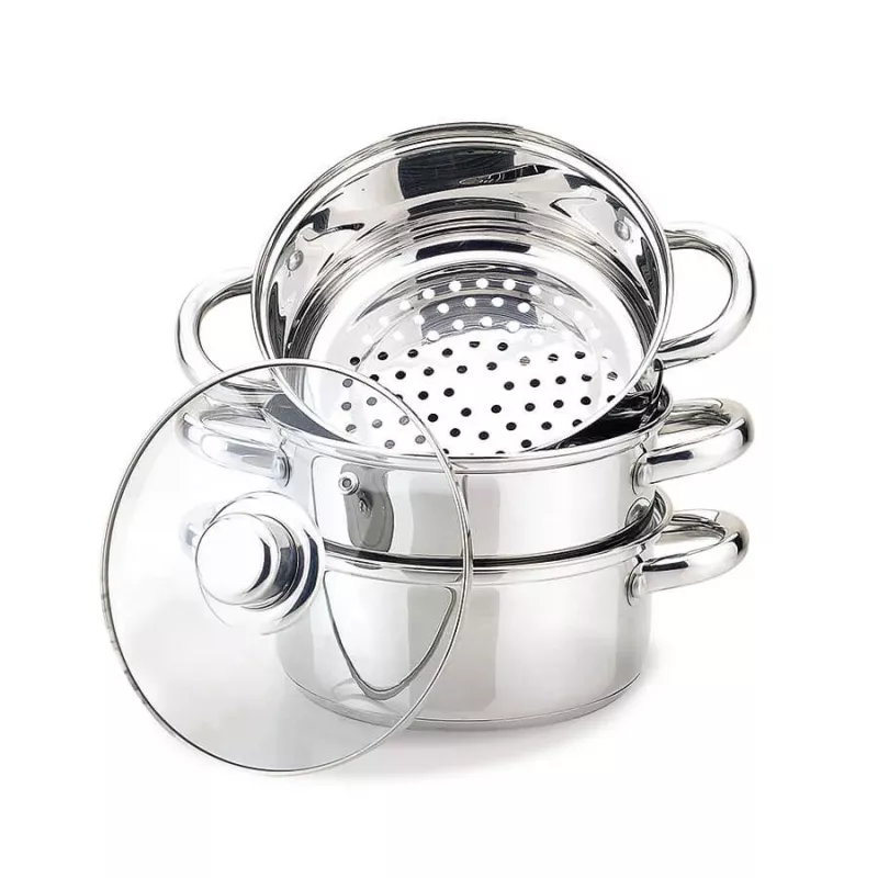 MEO MR-2900-24 MAESTRO Katls 24 cm 5.0 L Nerūsējošais tērauds ar stikla vāku, piemērots indukcijai