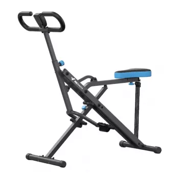MERACH MR-R07H1 3-in-1 Squat Machine ar LCD monitoru, salokāms, melns un sarkans