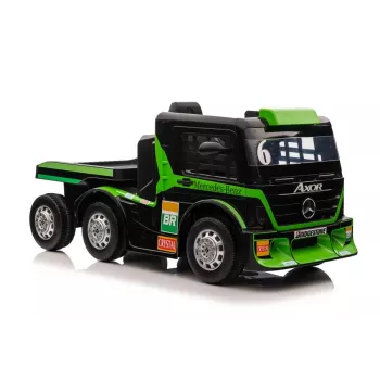 Mercedes Truck + Trailer XMX622B Green LCD Battery-Powered Toy