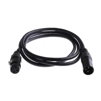 MERCODAN PRO XLR kabelis 0,75 m AWG24 melns