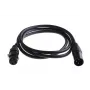 MERCODAN PRO XLR kabelis 0,75 m AWG24 melns