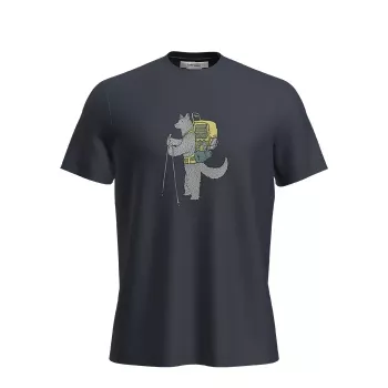 Merino T-shirt Icebreaker 150 Tech Lite vīriešu Head Midnight