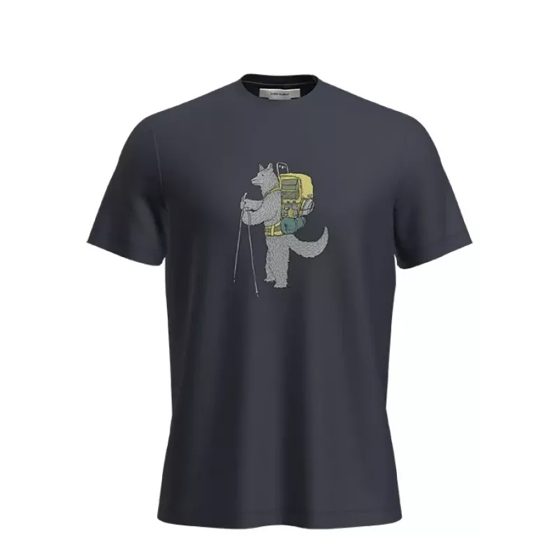 Merino T-shirt Icebreaker 150 Tech Lite vīriešu Head Midnight