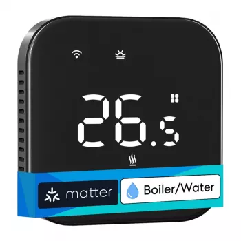 MEROSS MTS215BMA-B(EU) Smart Wi-Fi Thermostat (Melns)