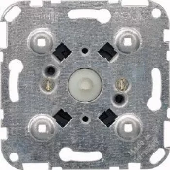 Merten 317400 System M pārslēga slēdža ieliktnis, 2 polu, 10 AX, 250 V, iedziļinātā montāža, skrūvju spailes, bez halogēniem
