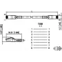 METZ CONNECT 1308451588-E 1,5m Cat6a S/FTP (S-STP) balts tīkla kabelis