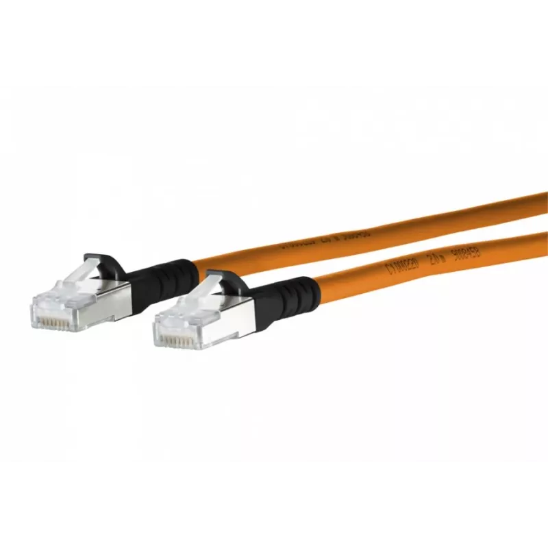 METZ CONNECT Cat6a SF/UTP tīkla savienojuma kabelis 1 m oranžs