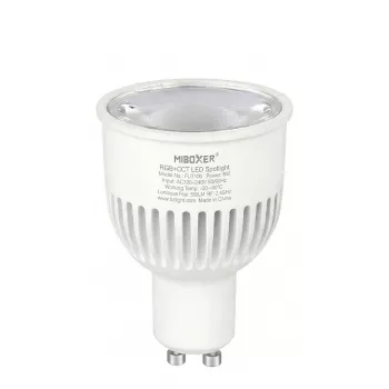 MIBOXER FUT106 GU10 LED spuldze 6W RGB-CCT regulējama 450lm 2700-6500K Mi-Light