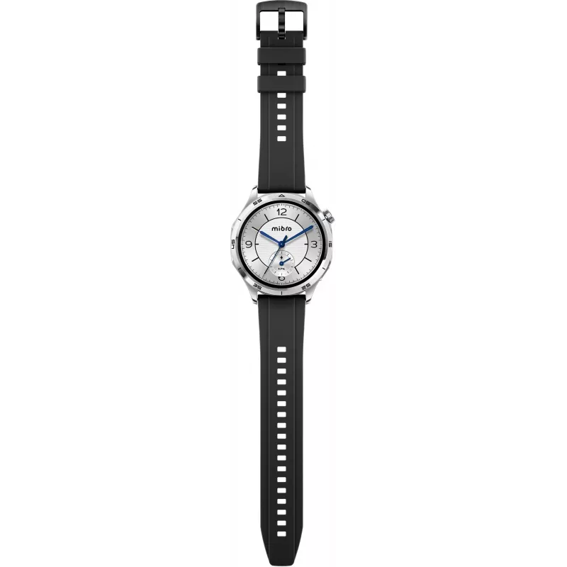 Mibro Watch GT viedpulkstenis ar 1,75 inch HD TFT displeju, sudraba krāsā (2 siksnas iekļautas)