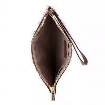 Michael Kor Jet Set Travel Crossbody Pouch - Luggage Brown