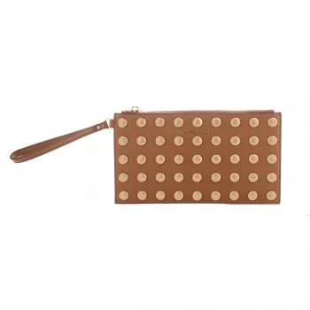 Michael Kor Jet Set Travel Crossbody Pouch - Luggage Brown