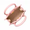 Michael Kors Sieviešu Ginny Crossbody Soma no Safiāna Ādas, Powder Blush, 15x17x6 cm
