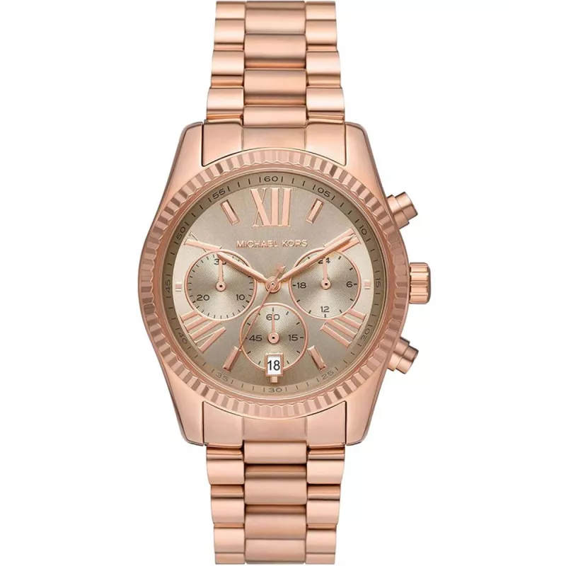Michael Kors Bradshaw Gen 6 Smartwatch MK7217 44 mm Rose Gold-Tone Stainless Steel