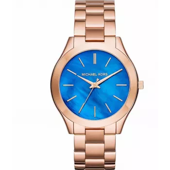 Michael Kors Bradshaw Sieviešu Hronogrāfa Pulkstenis MK3494 42mm Roze Zelts Nerūsējošais Tērauds