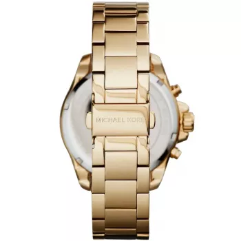 Michael Kors Bradshaw Sieviešu Rožu Zelta Toņa Nerūsējošā Tērauda Hronogrāfa Pulkstenis MK6095