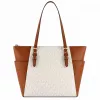 MICHAEL KORS Cece Vanilla Sieviešu plecu soma ar ķēdes siksnu