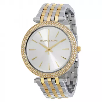 Michael Kors Darci Sieviešu Kvarca Analogais Pulkstenis MK3215 39mm Roza Zelts Tērauds
