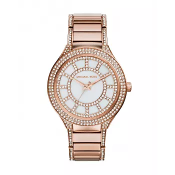 Michael Kors Darci sieviešu pulkstenis no rozā zelta toņa nerūsējošā tērauda MK3313