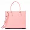 Michael Kors Greenwich Satchel Crossbody Bag sievietēm, Powder Blush, Saffiano āda, 32x26x14 cm