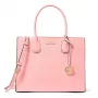 Michael Kors Greenwich Satchel Crossbody Bag sievietēm, Powder Blush, Saffiano āda, 32x26x14 cm