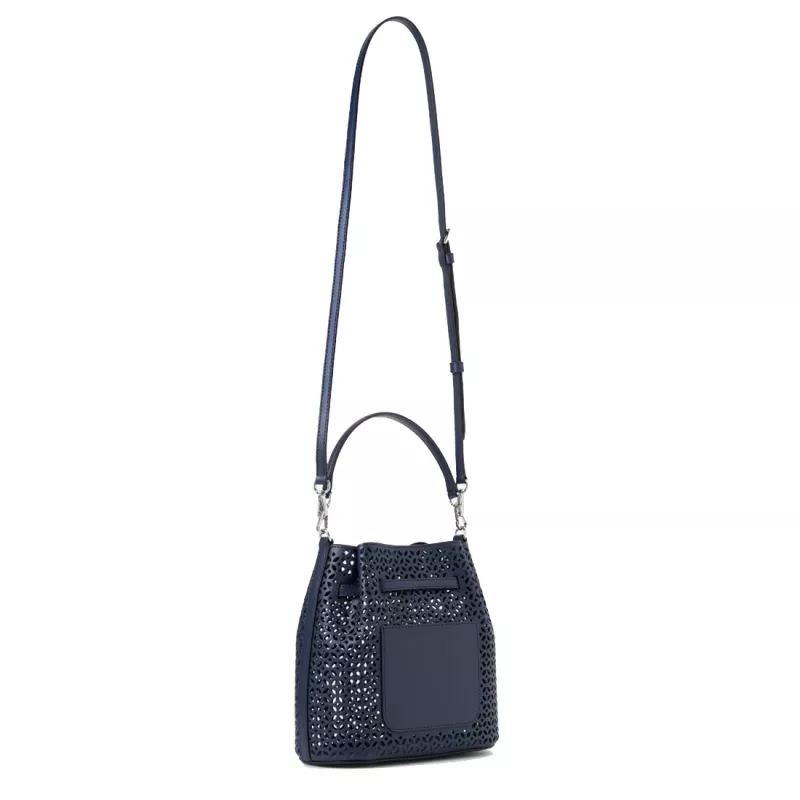 Michael Kors Jet Set Navy Signature Logo crossbody soma 35S6S2ZC1YNAV