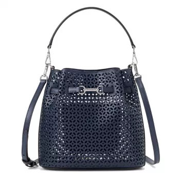 Michael Kors Jet Set Navy Signature Logo crossbody soma 35S6S2ZC1YNAV
