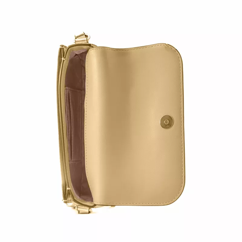 Michael Kors Jet Set Travel Crossbody Bag 35F4GTVC1MPAL Brown Acorn