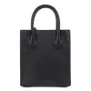 Michael Kors Jet Set Travel Crossbody Bag, Melna, Signature Pārklāts Audekls ar Ādas Apdari, Zelta Krāsas Aparatūra, 15cm x 17cm x 6cm