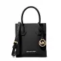 Michael Kors Jet Set Travel Crossbody Bag, Melna, Signature Pārklāts Audekls ar Ādas Apdari, Zelta Krāsas Aparatūra, 15cm x 17cm x 6cm