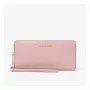 Michael Kors Jet Set Travel Powder Blush Saffiano ādas aproču maks