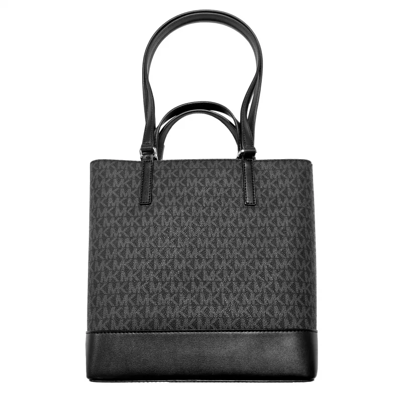 Michael Kors Jet Set Travel Saffiano ādas plecu soma Melna 35S4GX9T1BBLA