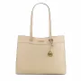 Michael Kors Jet Set Travel Tote Bag 35F4GTVT9LLTC - Saffiano āda, liels, zelta krāsas aparatūra