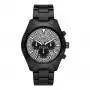 Michael Kors Lexington Vīriešu Kvarca Hronogrāfa Pulkstenis MK8899 46mm Zils Ciparnīca Sudraba Nerūsējošais Tērauds