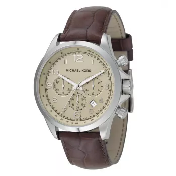 Michael Kors vīriešu hronogrāfa pulkstenis MK8115 45mm melns silikons