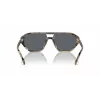 Michael Kors Vīriešu saulesbrilles MK2219U394287 - Melns acetāta rāmis, pelēkas polikarbonāta lēcas, 57 mm
