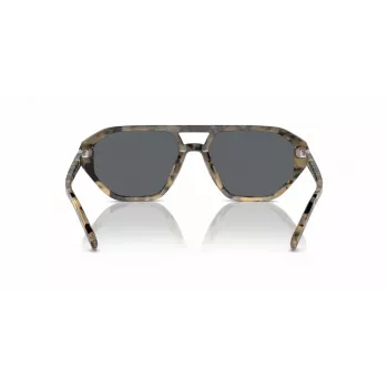Michael Kors Vīriešu saulesbrilles MK2219U394287 - Melns acetāta rāmis, pelēkas polikarbonāta lēcas, 57 mm