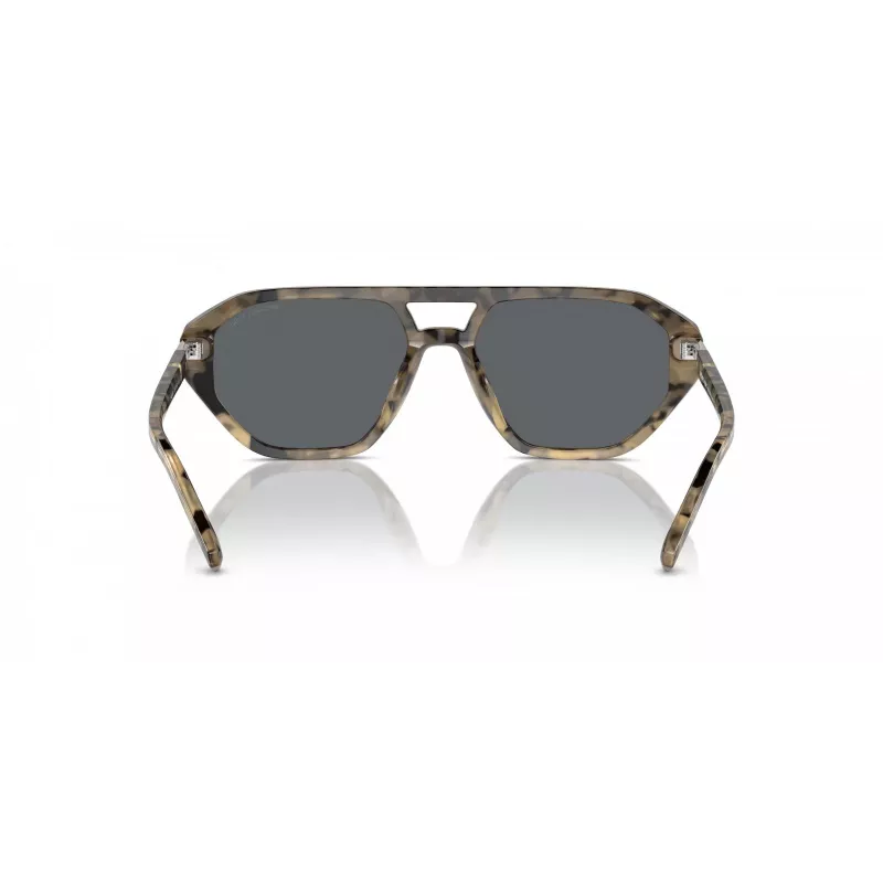 Michael Kors Vīriešu saulesbrilles MK2219U394287 - Melns acetāta rāmis, pelēkas polikarbonāta lēcas, 57 mm