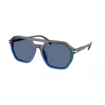 Michael Kors Vīriešu Saulesbrilles MK2251U401180 - Melns Rāmis, Pelēks Gradienta Stikls, 57mm
