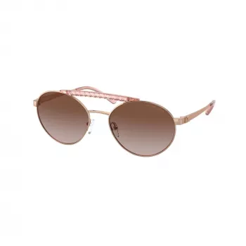 Michael Kors MK1083-110813 Sieviešu saulesbrilles Caurspīdīgs pelēks rāmis Tumši pelēkas lēcas Pilot 55mm