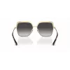 Michael Kors MK1141-10188G Sieviešu saulesbrilles - Melns acetāta rāmis, pelēkas gradienta lēcas, 57 mm