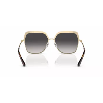 Michael Kors MK1141-10188G Sieviešu saulesbrilles - Melns acetāta rāmis, pelēkas gradienta lēcas, 57 mm