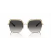 Michael Kors MK1141-10188G Sieviešu saulesbrilles - Melns acetāta rāmis, pelēkas gradienta lēcas, 57 mm