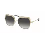 Michael Kors MK1141-10188G Sieviešu saulesbrilles - Melns acetāta rāmis, pelēkas gradienta lēcas, 57 mm