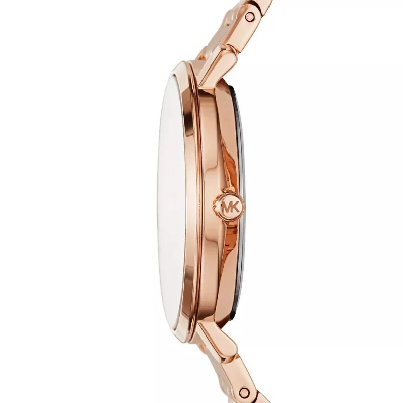 Michael Kors MK3501 Sieviešu rozā zelta toņa nerūsējošā tērauda pulkstenis 38mm