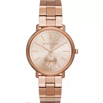 Michael Kors MK3501 Sieviešu rozā zelta toņa nerūsējošā tērauda pulkstenis 38mm