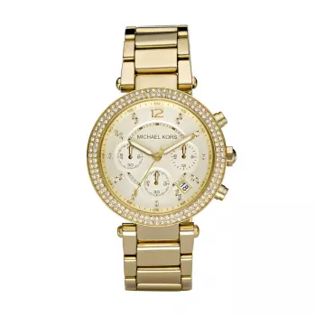 Michael Kors MK5354 Sieviešu hronogrāfa pulkstenis rozā zelta tonī, 39 mm