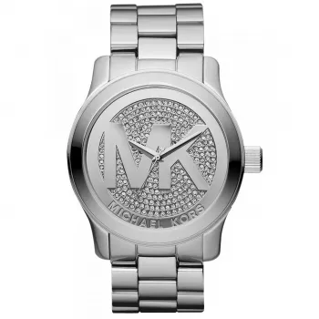Michael Kors MK5544 Sieviešu hronogrāfa kvarca pulkstenis 45mm rozā zelta nerūsējošais tērauds