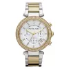 Michael Kors MK5626 Sieviešu rozā zelta toņa nerūsējošā tērauda hronogrāfa pulkstenis 39 mm