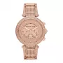 Michael Kors MK5663 Sieviešu rozā zelta toņa nerūsējošā tērauda hronogrāfa pulkstenis 39mm